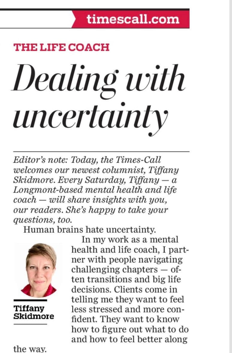 Columnist at the Longmont Times-Call